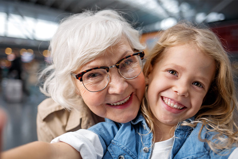 dentures patient smiling